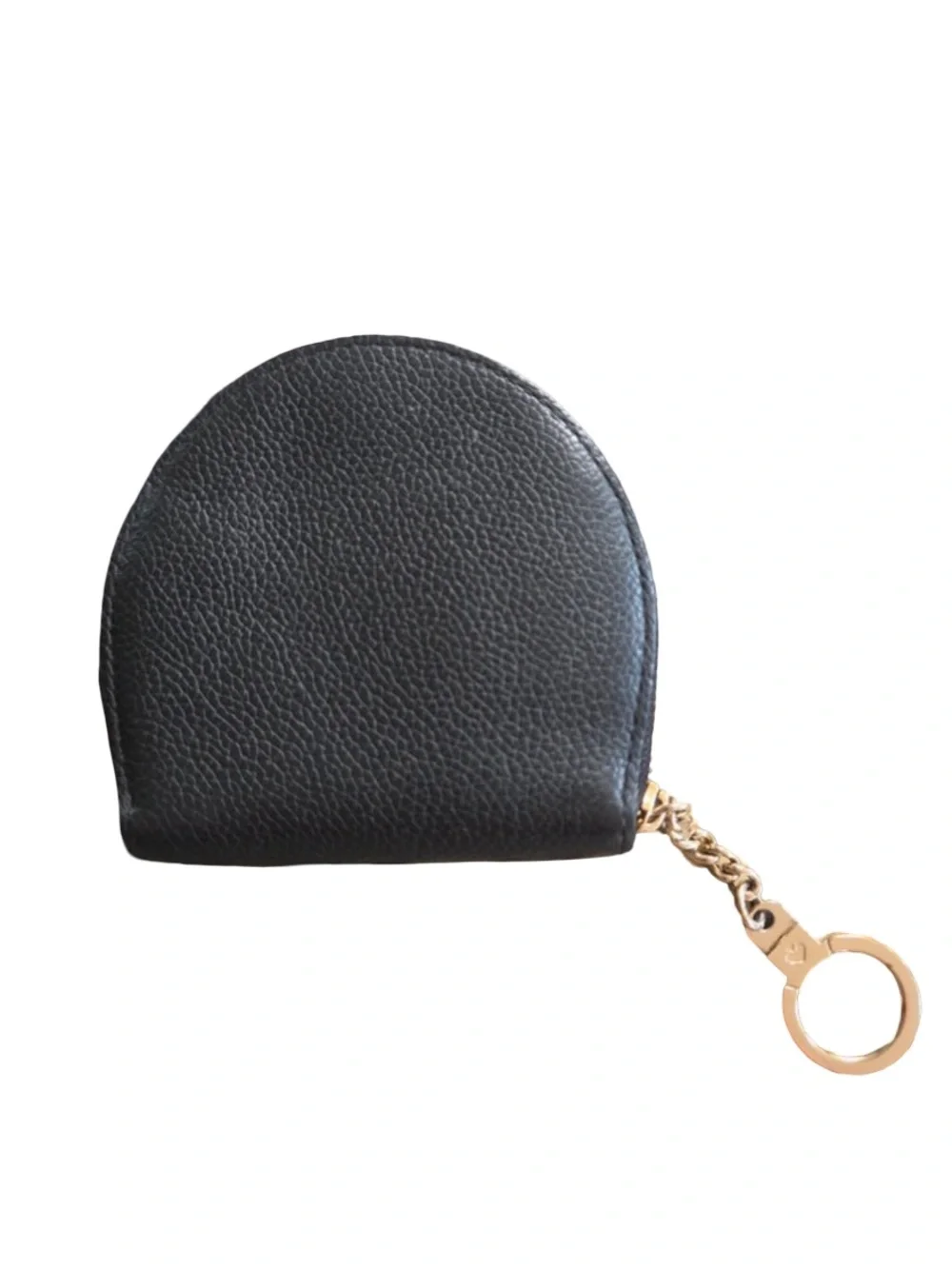 Kate Spade New York Half-Moon Pebbled Leather Keychain Wallet/Coin Purse